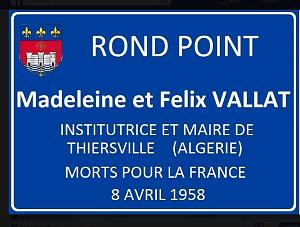 ROND POINT MADELEINE ET FELIX VALLAT A 81-LAVAUR